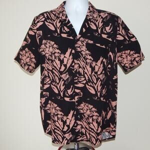 NWT Hugo Boss Ellino Button-down Straight Fit Casual Shirt Floral Print Men MED
